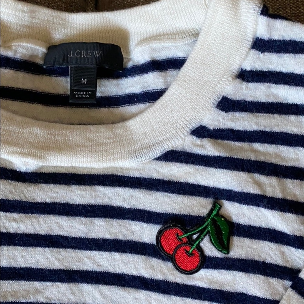 J.Crew Cherry Sweater